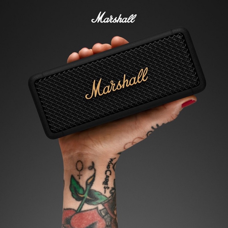 Loa Marshall Emberton Kết Nối bluetooth Âm Thanh Vòm Hỗ Trợ Nghe Nhạc mp3