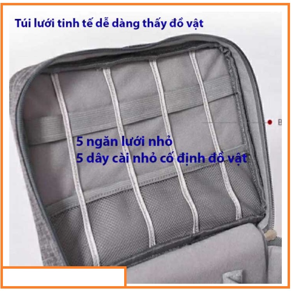 Túi Đựng Phụ Kiện Điện Thoại , Cáp Sạc Tai Nghe , Phụ Kiện Công Nghệ , Đồ Trang Điểm