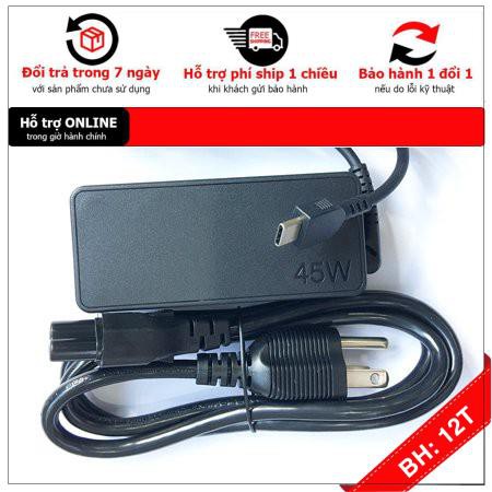[BH12TH] [- Sạc cho Laptop Lenovo IdeaPad G40 G50 S435 20V 2.25A chân cắm vuông USB
