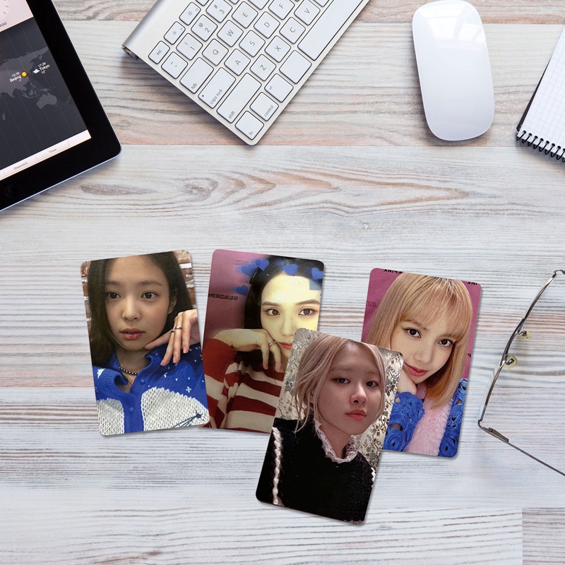 Set 4 Thẻ Hình Lomo Card Jennie Lisa Jisoo BLACKPINK