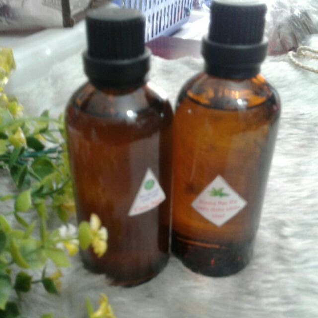 Combo 2 lọ tinh dầu mỗi lọ 50ml (vị bạc hà và cam)