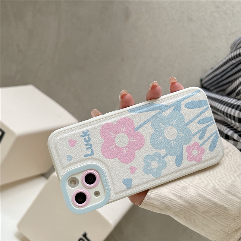 Ốp lưng iphone ốp Điện Thoại Silicon Da Trơn Họa Tiết Hoa Cho iPhone 14 13 12 11 PROMAX XS XR XSMAX SE2020 6 7 8PLUS