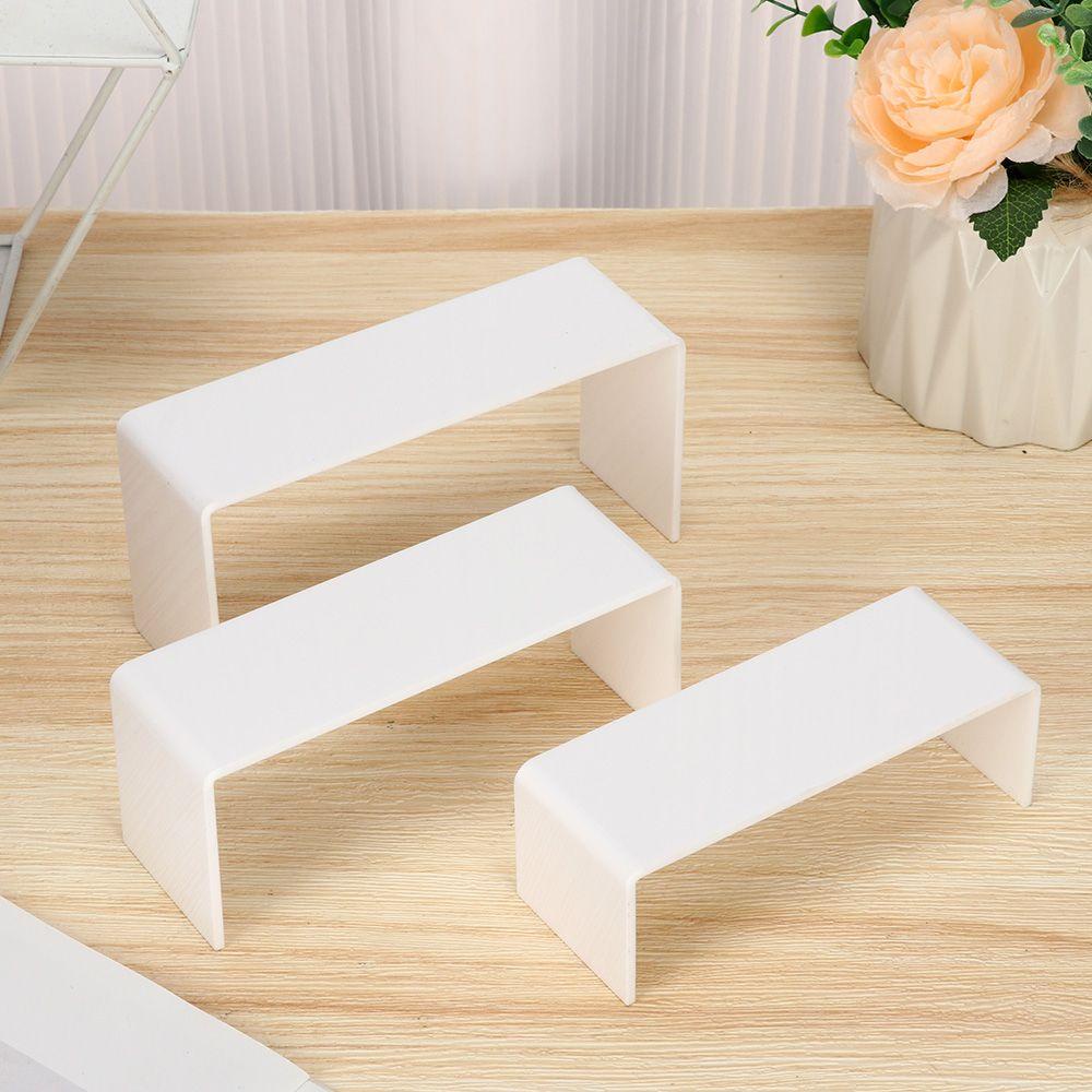 PINEVN Kệ Trưng Bày Bánh Kẹo Tráng Miệng Bằng Acrylic Màu Đen Trong Suốt