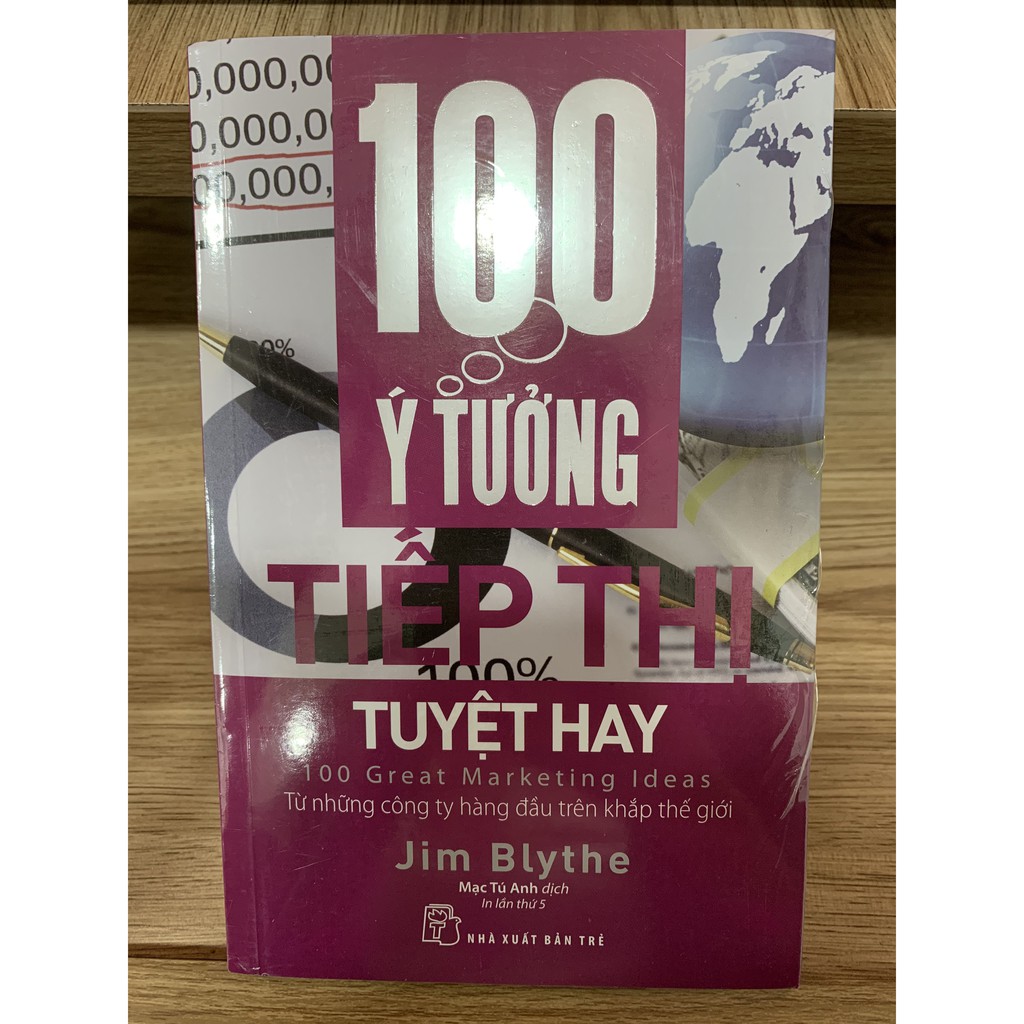 Sách - 100 Ý Tưởng Tiếp Thị Tuyệt Hay - 8934974155539