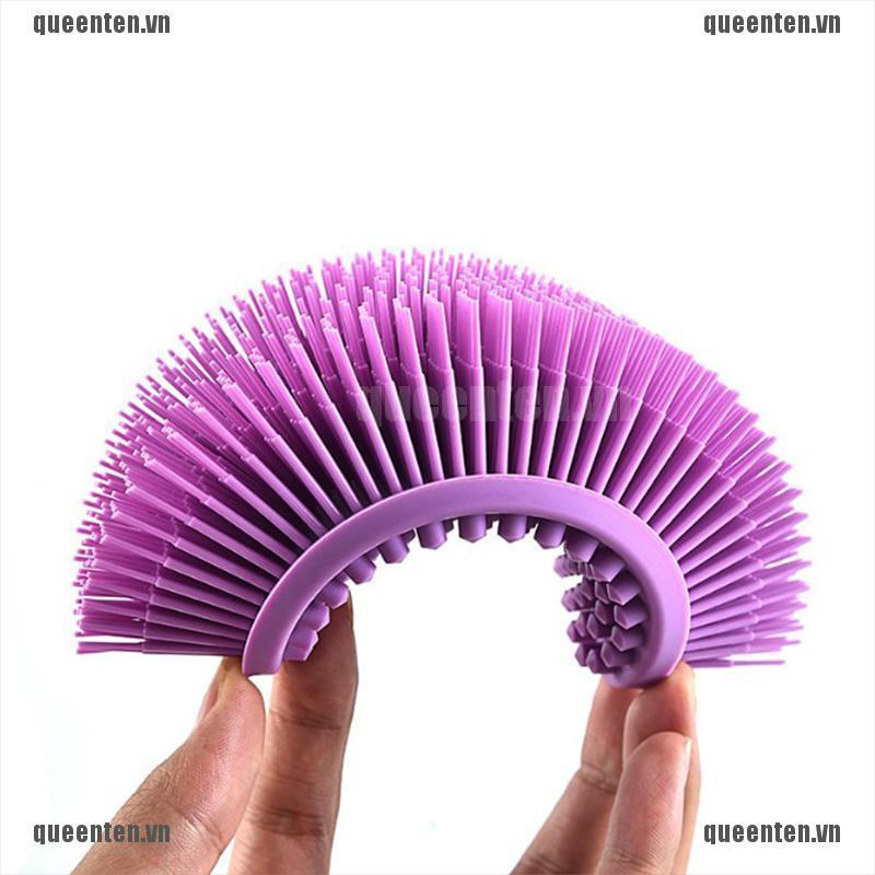 [Hàng mới về] Bàn chải tắm làm sạch da từ silicon mềm mại cho trẻ em tùy chọn màu sắc