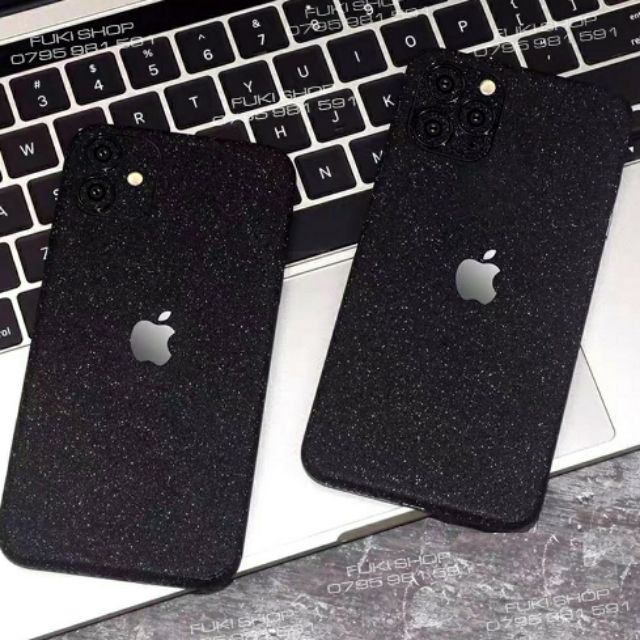 [IPHONE]Tấm dán skin FULL Màu Black Diamond Matte Dành cho 5 6 7 8 6plus 7plus 8plus X XR XSMAX 11 PRO MAX 12 PRO MAX