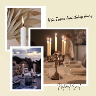 Nến Taper Trắng Cao 16cm - Giá Rẻ Nhất Shopee - Shop Natural Soul