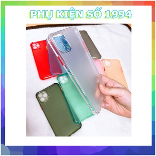 Ốp Chống Sốc Màu Lưng Nhám cho iPhone 6+/ 7+/ 8+/ X/ Xs Max/ 11/ 11pro Max