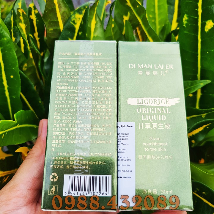 Tinh dầu Địa Lan  Licorice Original Extract Solution DiManlaer