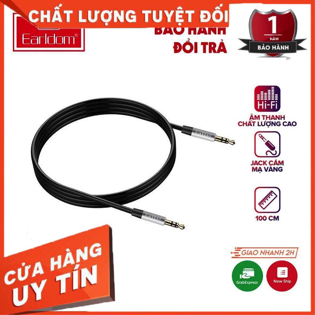 Dây Cáp Âm Thanh Cao Cấp Earldom Jack AUX-33 Kết Nối Chân 3.5 Lấy Âm Thanh Video Audio Lấy Nhạc Ra Loa Tai Nghe