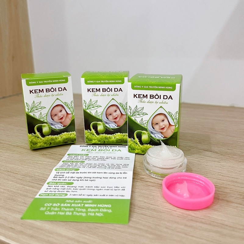 Kem mỡ bôi da Minh Hùng