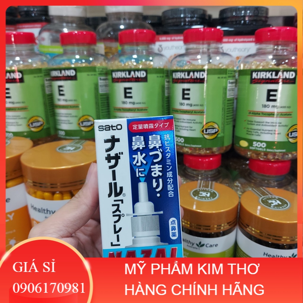 (Mẫu mới) Xịt ngạt mũi Nazal Nhật Bản 30ml