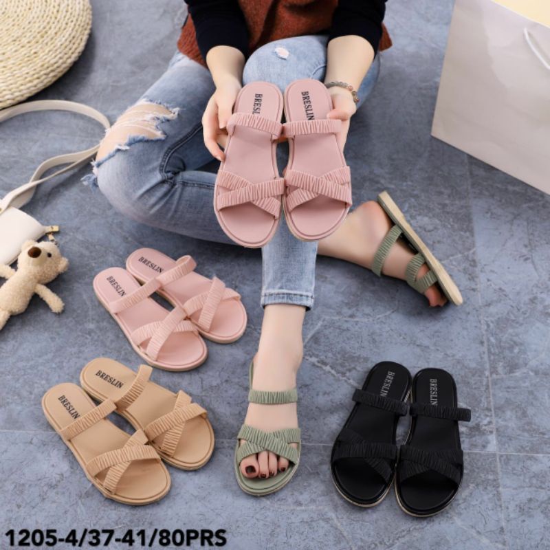 Giày sandal cao su chống trượt 2 Size 37-41 cho nữ