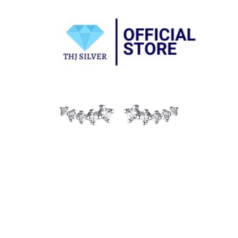 Bông tai sao băng THJ nhỏ xinh cá tính - Chuẩn bạc ta