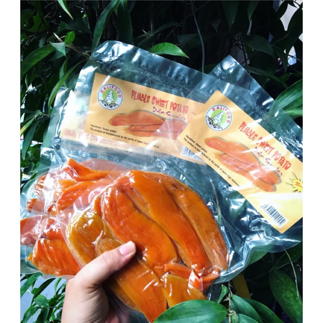 Khoai lang sấy dẻo ĐL mua 1kg giá 40k/gói 250g