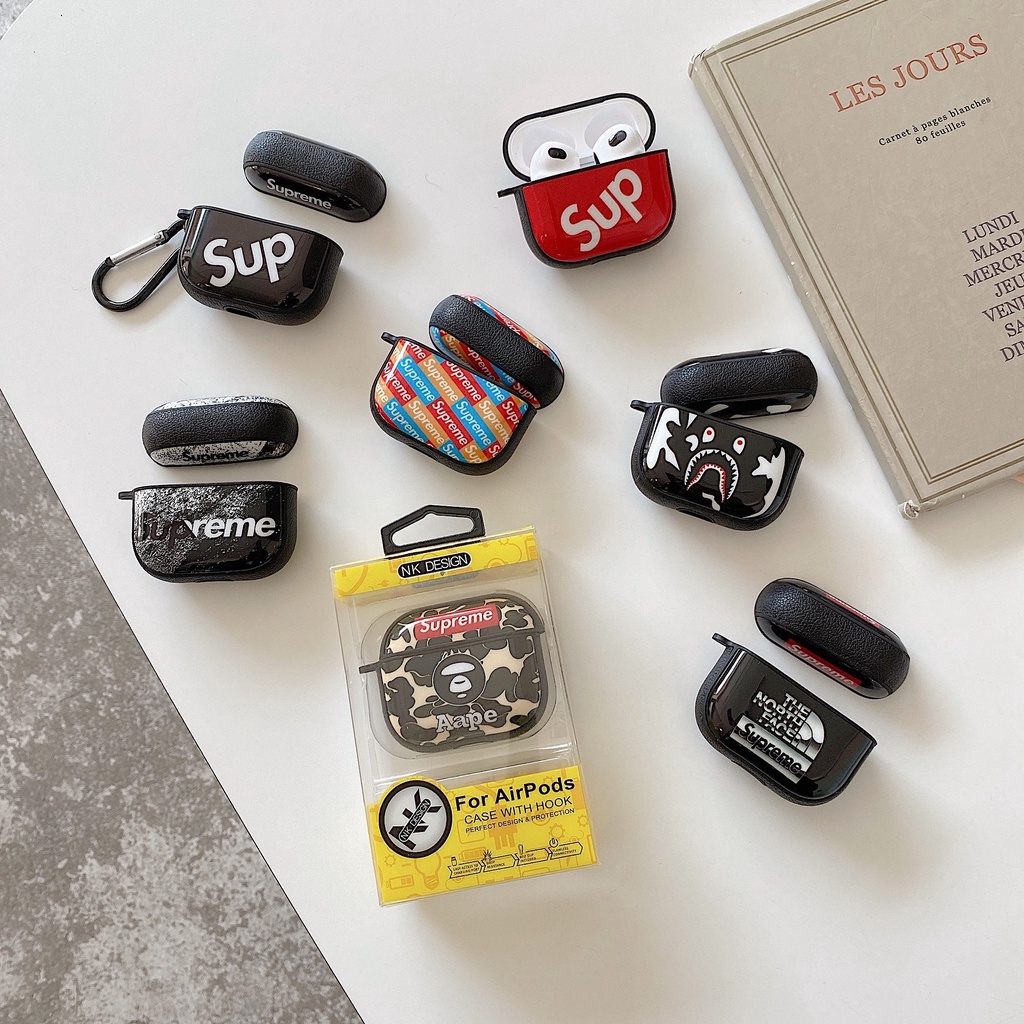 Vỏ Bảo Vệ Hộp Sạc Tai Nghe compatible AirPods Pro 3 3rd/20 2018 Chuyên Dụng Thời Trang Ốp