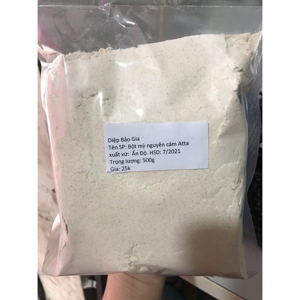 Bột mỳ nguyên cám Atta 500g