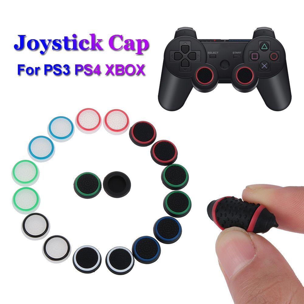 BTLIMER Set 4 Nút Chống Trượt 360 Độ Cho Tay Cầm Chơi Game PS3 PS4 XBOX One