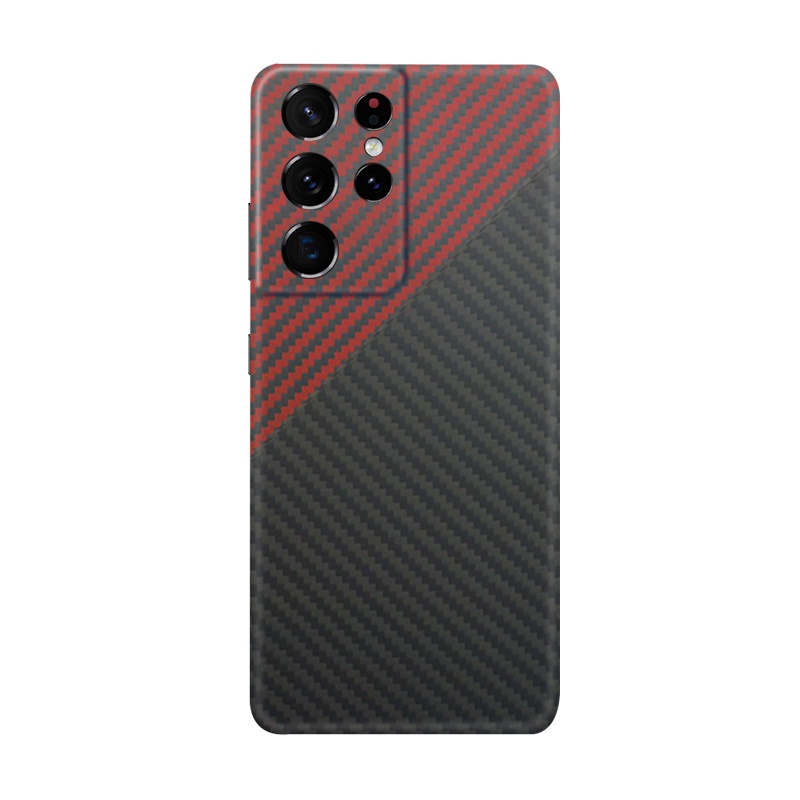Ốp Điện Thoại Sợi carbon Nhiều Màu Cho Samsung Galaxy S21 Ultra S21