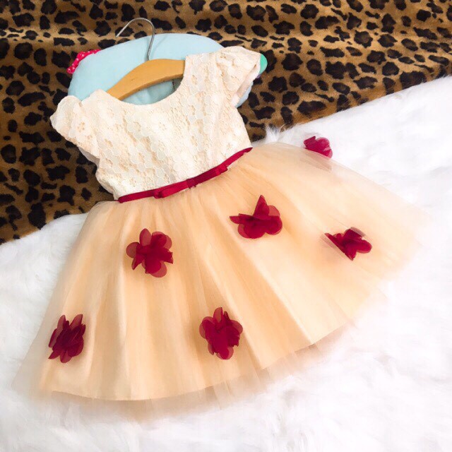 Đầm công chúa hoa, đầm bé gái 7-30kg