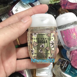 Gel rửa tay khô Bath Body Works Warm Vanilla Sugar 29ml Mỹ
