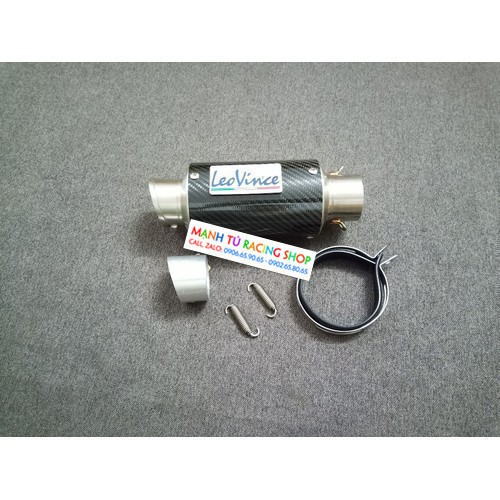 Pô leovince ngắn có tiêu tiện giảm thanh hình xéo - PE216