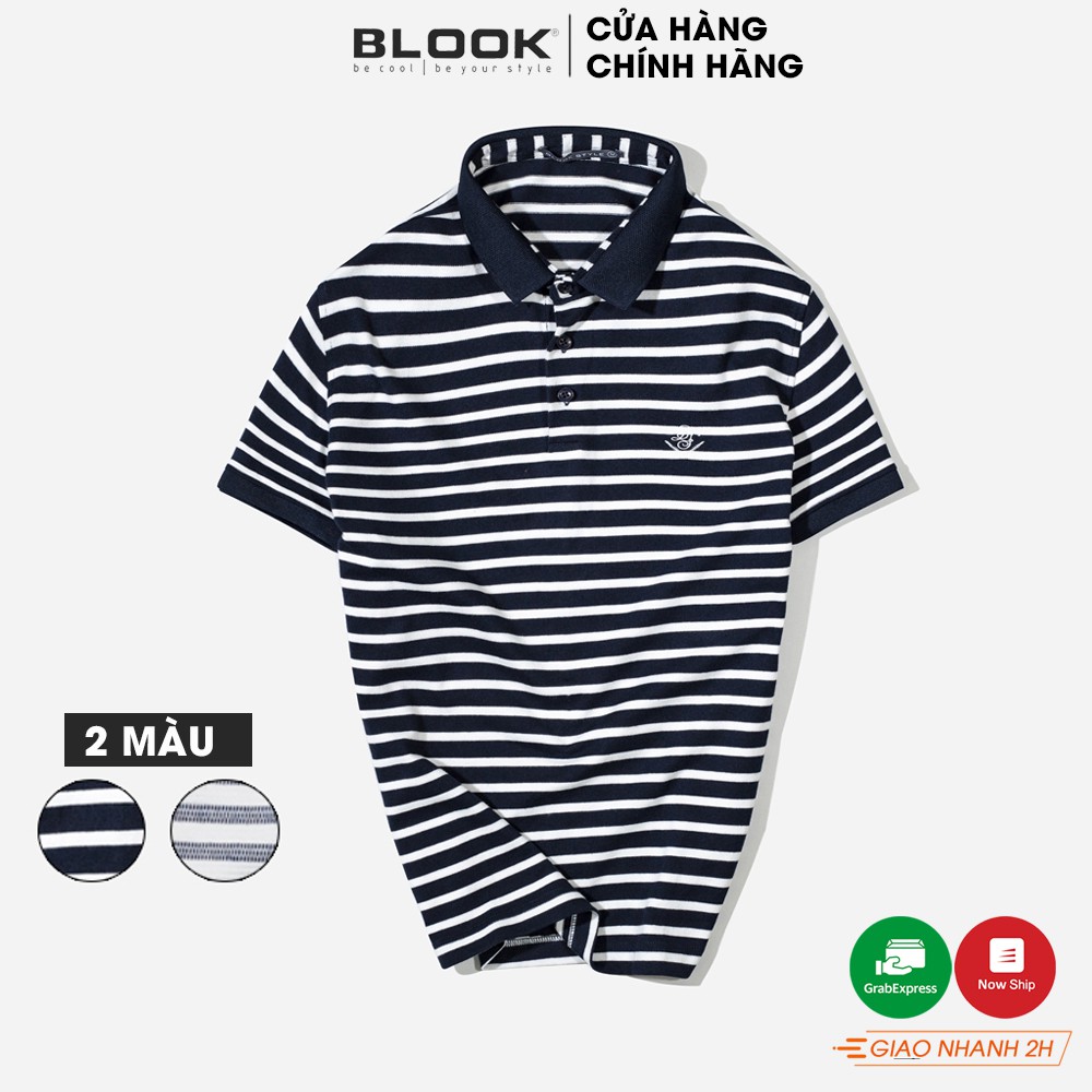 Áo polo nam slimfit BLOOK Vải thun cá sấu thun gân nhẹ dày dặn co gian 4 chiều mã 32084 (HÌNH THẬT) | BigBuy360 - bigbuy360.vn