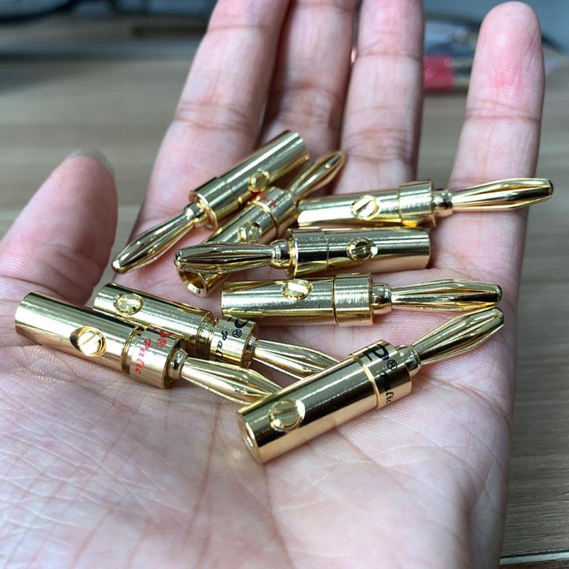 1 Jack bắp chuối loa Palic - Siết 2 ốc chắc chắn - KHÔNG Cần hàn