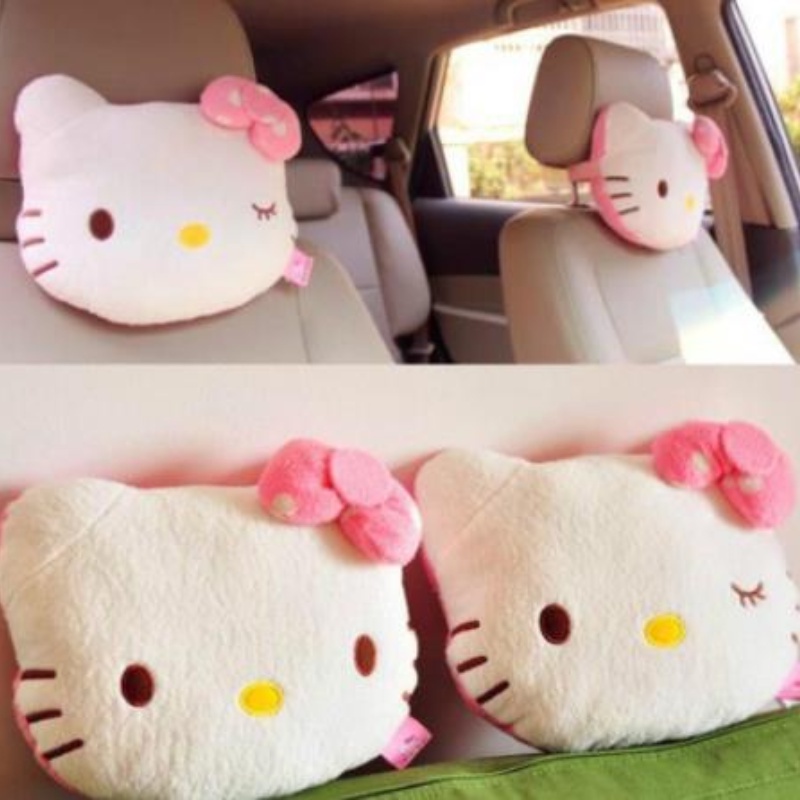 Gối Tựa Đầu Hình hello kitty Xinh Xắn Dễ Thương