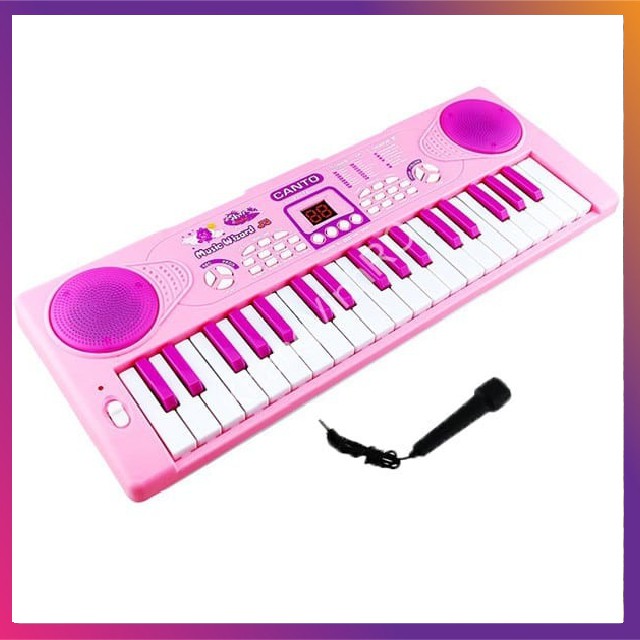 Đàn Piano 3701 có micro - Hộp đàn organ pin có 37 phím