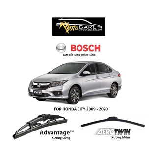 Bộ 2 Cái [Gạt Mưa] Wipers Bosch For [Honda City] 14"-26" - Riautocare