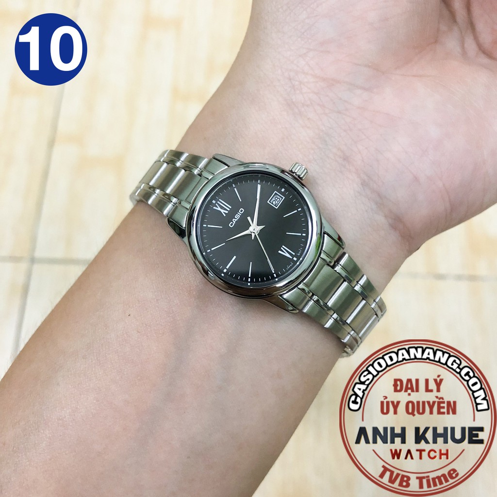 Đồng hồ nữ dây kim loại Casio chính hãng Anh Khuê LTP-V002 Series (25mm)