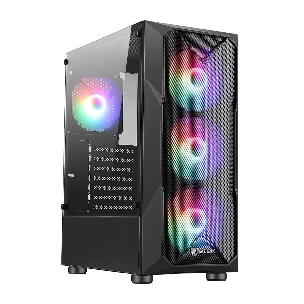 Vỏ case JETEK R1 (TẶNG KÈM 3 FAN RGB)