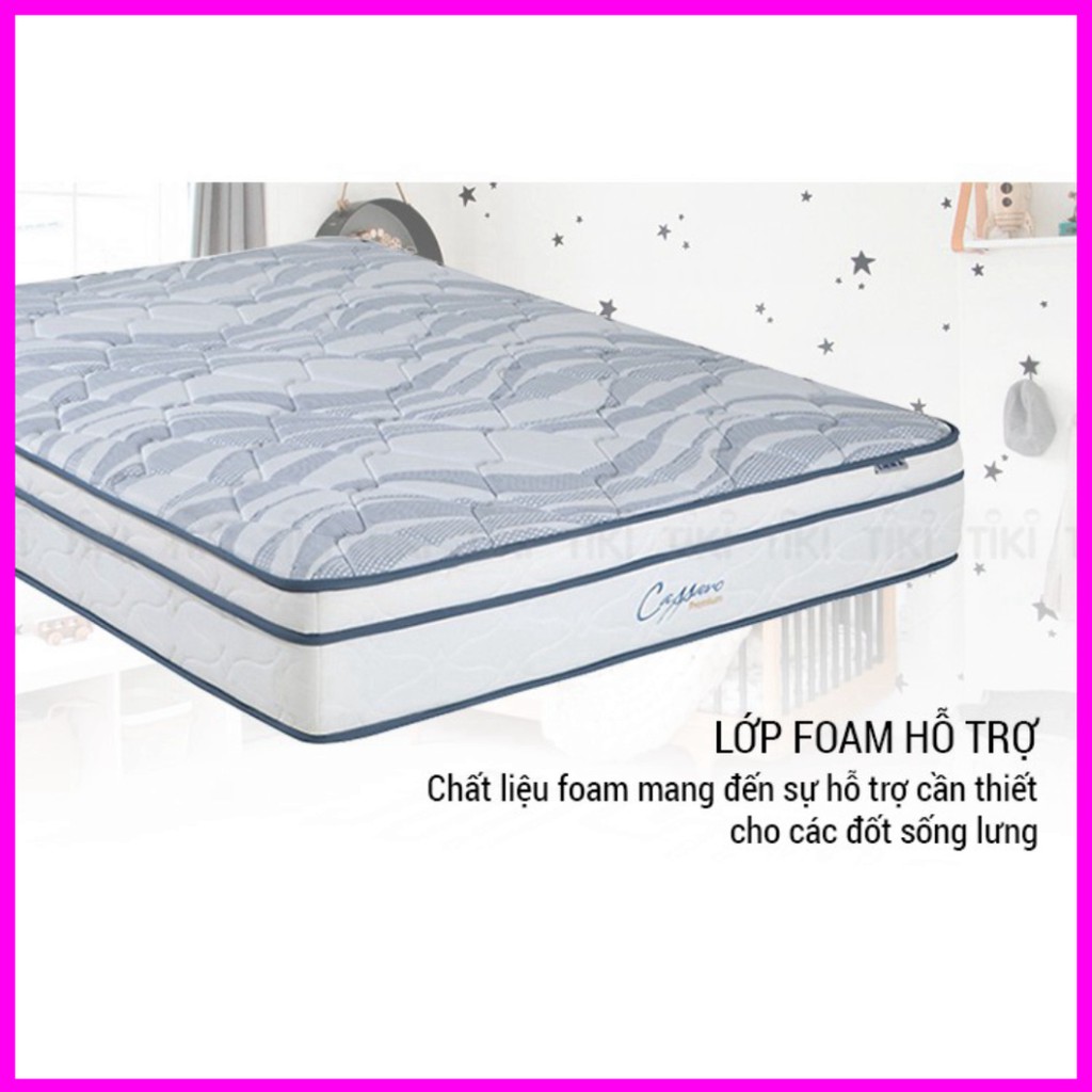 Nệm lò xo Cassaro Premium Chính Hãng Liên Á