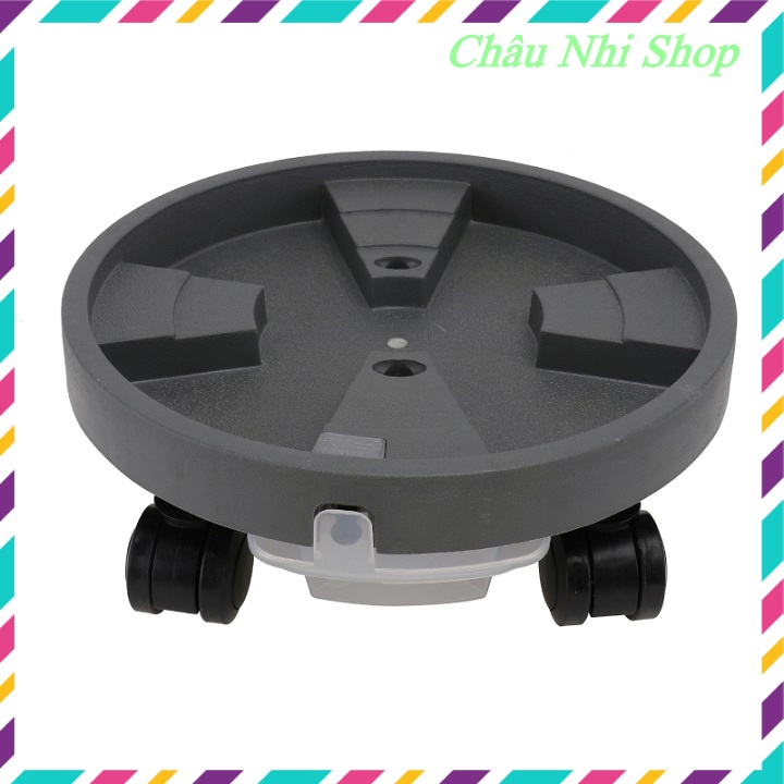 Đế kê chậu hoa cây cảnh nhựa ABS, có bánh xe di chuyển, có khay hứng nước