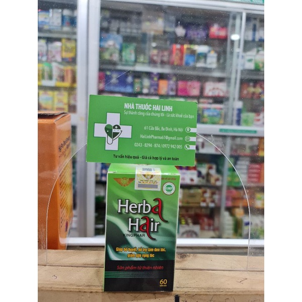[CHÍNH HÃNG] Herba Hair Kingphar - Giúp ngăn ngừa rụng tóc, tóc chắc khỏe - Lọ 60