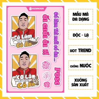 Sticker Meme Chế Giang Hồ Mạng Hot Nhất Năm 2021 Thiết Kế Bởi Azsticker - Hình Dán Sticker Chất Liệu Decal Chống Nước ắt