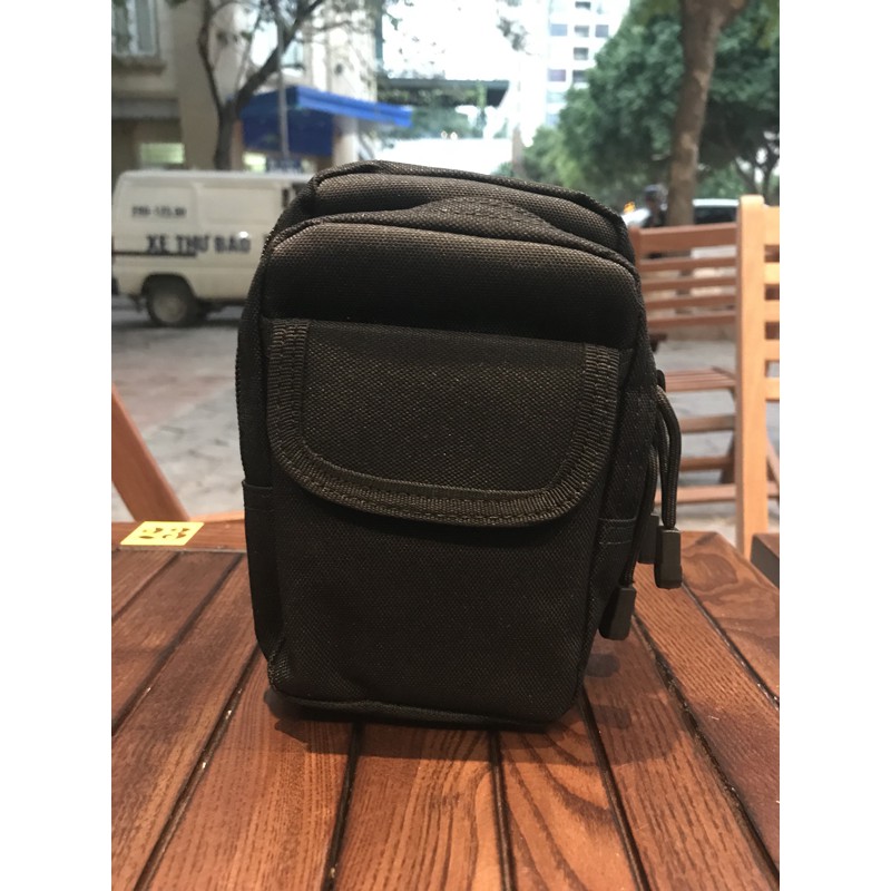 Túi đeo hông vải bố siêu bền (Đen) | BigBuy360 - bigbuy360.vn