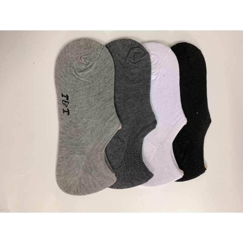 (vỉ 5 đôi) Tất/vớ nam kiểu thuyền Thịnh Trung, hàng vnxk, dệt 100% cotton thấm hút mồ hôi, ngăn ngừa hôi chân.