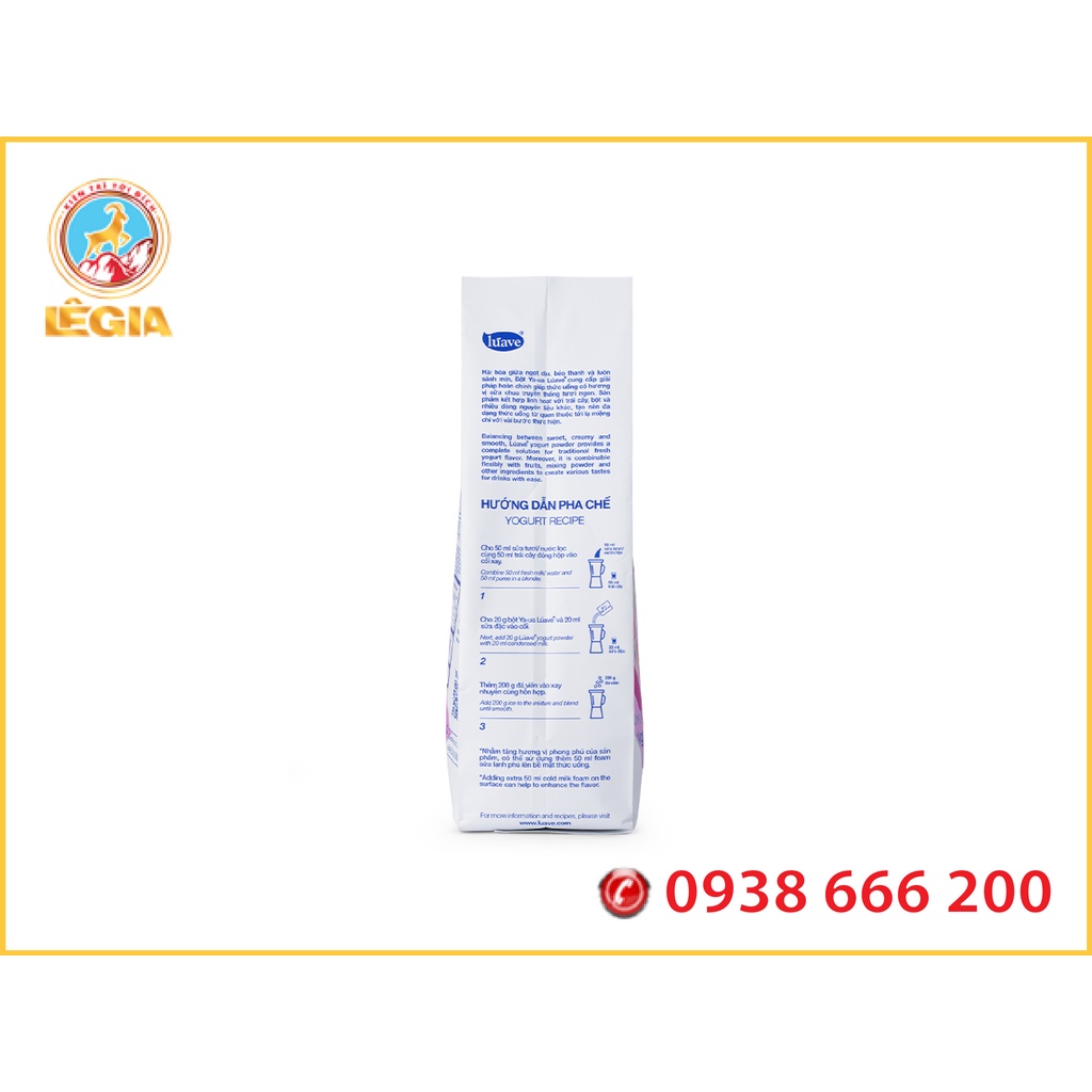 Bột Yogurt - Lúave Cao Cấp Dùng Trong Pha Chế 500G