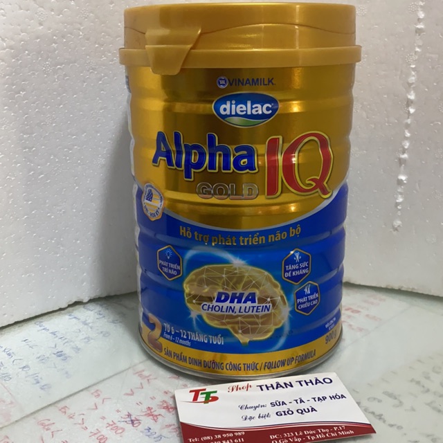 Sữa Bột Dielac Alpha Gold Step 2-900gram