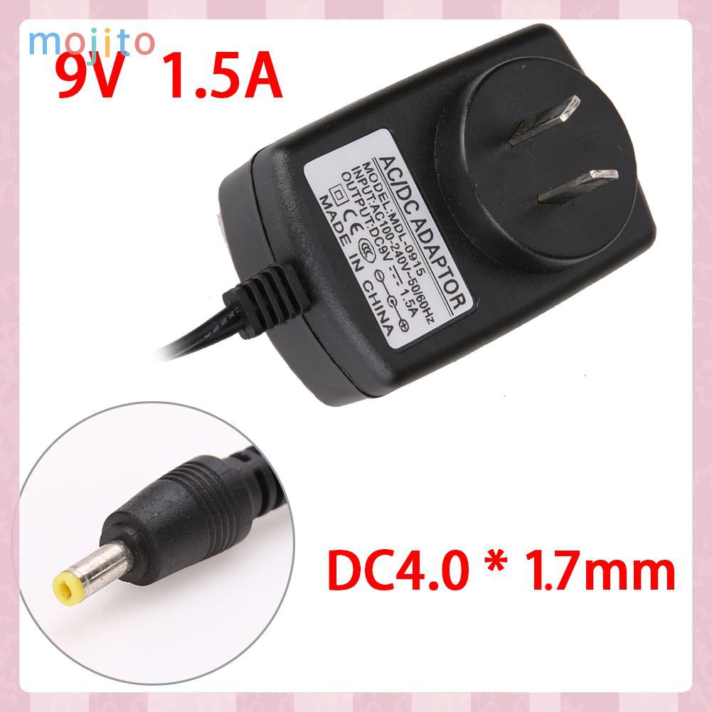 MOJITO AC to DC 4.0mmx1.7mm 9V 1.5A Switching Power Supply Adapter
