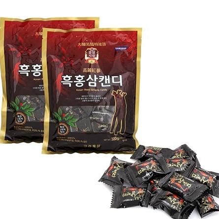 KẸO HẮC SÂM HÀN QUỐC SIÊU NGON GÓI 300G