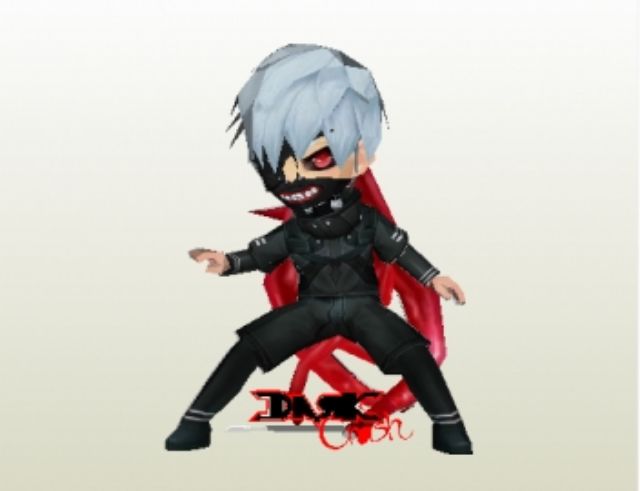 Mô hình giấy anime[Tokyo Ghoul] Chibi Kaneki Ken Ver.3