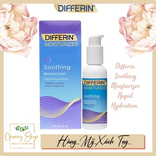 Kem dưỡng dịu nhẹ dành cho da khô Differin Soothing Moisturizer Rapid Hydration (118ml)
