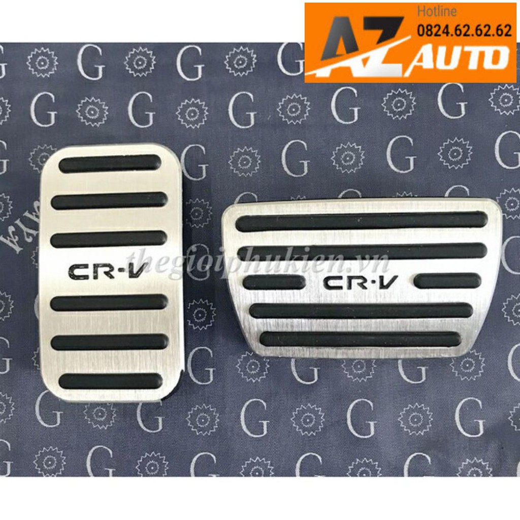 Bộ ốp bọc chân ga, chân phanh -Honda CRV, CR-V 2017-2021( hàng cao cấp)