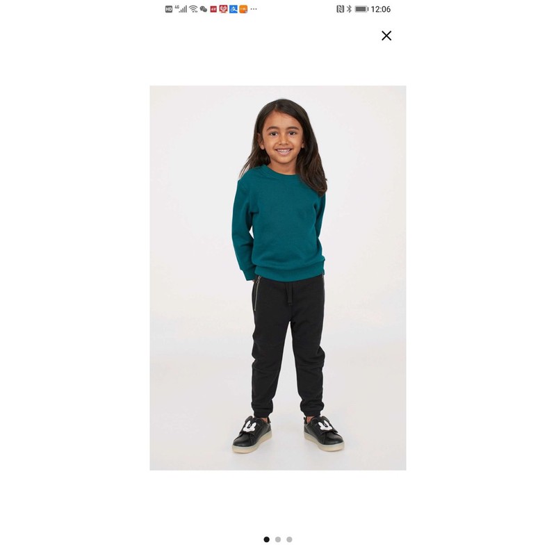 Quần jogger nỉ HM