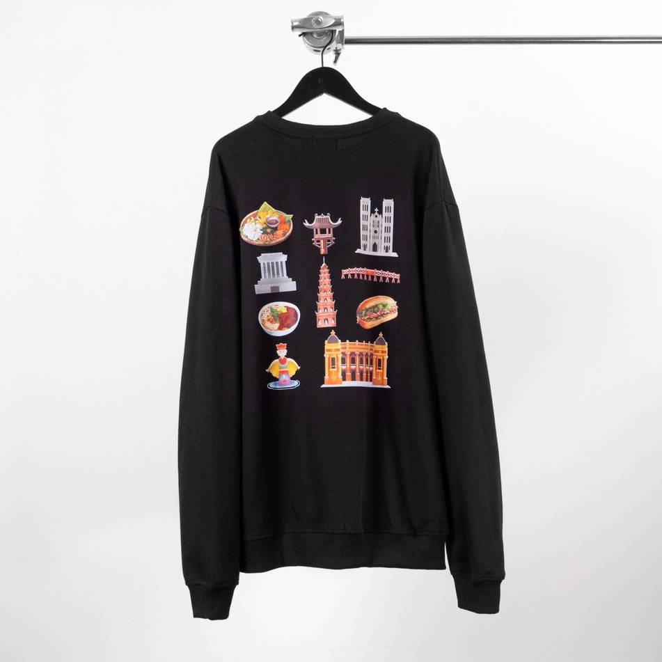 Áo sweater nỉ dài tay The Bad God Hanoi