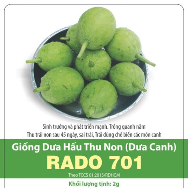 Hạt Giống Dưa Hấu Thu Non ( 2gr )