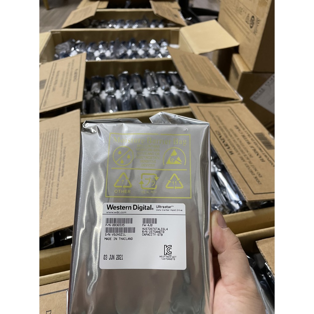 Ổ cứng HDD Western Digital Ultrastar 3.5 inch Sata 3 6TB/8TB/14TB/16TB/18TB